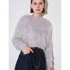 ニット セーター シャギーヤーンニット レディース