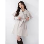 トレンチコート コート 2WAYケープミニトレンチコート レディース