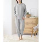 パジャマ ルームウェア 「CM放映中」アセドロン パジャマ 長袖長パンツ 綿混ダンボールニット 汗冷えぞくぞく解消中 レディース