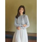 ショッピングカーデ カーディガン 「POLO BCSコラボ」カシミヤ100クルーネックカーデ レディース