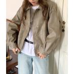 ショッピングレザージャケット レザージャケット ライダース 合成皮革ジャケット レディース