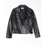 「PLST」 ライダースジャケット S ブラック レディース