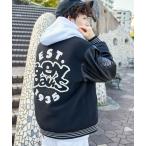 ショッピングスタジャン 「BEN DAVIS」 スタジャン LARGE ブラック メンズ