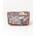 「LeSportsac」 花柄ポーチ - パープル レディース