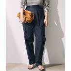 [BABYLONE] слаксы 38inch темный темно-синий женский 