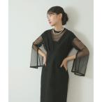 ショッピングノースリーブ 「Kana」 ノースリーブワンピース L ブラック レディース