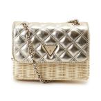 「Guess」 ショルダーバッグ ONE SIZE ゴールド系その他 レディース