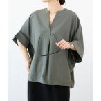 「Aletta vita」 7分袖カットソー M チャコール レディース