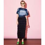 「MAISON SPECIAL」 デニムショートパンツ 36 グレー レディース