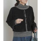 ショッピングリボン カーディガン ベロアリボンカットカーディガン レディース