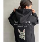 トレーナー スウェット 「BEN LENOVITZ/ベン レノビッツ」 ワンポイント刺繍 DOG バックプリントスウェットパーカー レディース メンズ
