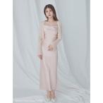 ショッピングマキシ丈 ワンピース キャミワンピースモヘアカーディガンセット