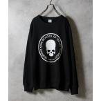 ショッピングスカル トレーナー スウェット SCHOOL OF VISUAL COMEDY PRINTED CLASSIC CREWNECK SWEATSHIRT / ス