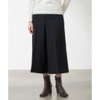 ショッピングガウチョ パンツ ソフトクリアウールワイドクロップパンツ レディース