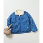 ブルゾン アウター 配色 リバーシブル ボアジャケット/裏ボア ナイロンブルゾン レディース