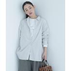 「natural by clip」製品染めシャツコールチュニック レディース