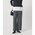 パンツ 2タック デニムライク ワイド パンツ ‐ウォッシャブル‐ レディース