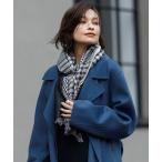 マフラー ストール コンビチェックブックストール レディース