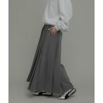 ショッピングロングスカート スカート プリーツイージースカート