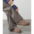 ブーツ 「COLORS OF CALIFORNIA/カラーズオブカリフォルニア」 SUEDE MINI BOOTS レディース