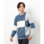 セーター ニット モール カラーブロッキングニット メンズ