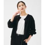 カーディガン 「ラメ風/着映え」ファンシーヤーン カーディガン レディース