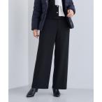 ショッピングワイドパンツ パンツ 「ストレッチ／ウエストゴム」イージーワイドパンツ レディース