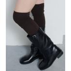 ショッピングニーハイ 靴下 リブハイソックス レディース