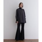 パンツ ハイストレッチ裏起毛フレアパンツ レディース