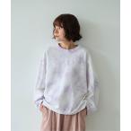 tシャツ highcount コットン 裏毛ムラ染め cocoon プルオーバー レディース