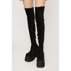 ブーツ VOLUME CUNKY SOLE K/H BOOTS ボリューム チャンキーソール ニーハイブーツ レディース
