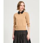 ニット セーター ESTNATION / 2WAYレース襟付きニット レディース