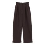 スウェットパンツ ジャージ 「CLANE/クラネ」TWO TUCK SWEAT PANTS/ツータックスウェットパンツ レディース