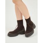 ブーツ フェザーヤーンニットブーツ レディース