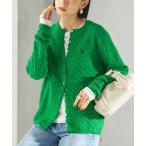 ショッピングカシミヤ カーディガン カシミヤ 細 ケーブル クルーネック カーディガン レディース