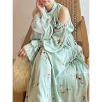 ワンピース ショルダーオープンワンピース