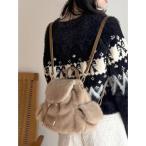 デイバック リュック 2wayエコファーバックパック レディース