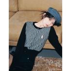 カーディガン Lily Bearコンパクトカーディガン レディース