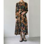 ワンピース 襟付きプリーツワンピース「SUM1 STYLE」