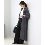 シャツワンピース 先染めチェック前開きシャツワンピース