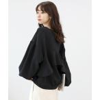 ショッピングVita ブラウス シャツ ドットボタンバックフリルジョーゼットブラウス レディース