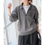 ショッピングトレーナー トレーナー スウェット La Hutte / ラ ユット ハーフジップスウェット レディース