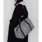 ボストンバッグ 「forksy.」チェック柄2wayビッグショルダートラベルボストンバッグ レディース