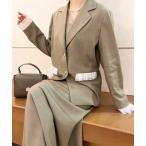 ジャケット テーラードジャケット WEB限定アイテム チュールフリルジャケット レディース