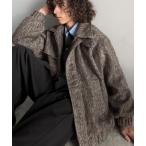 ブルゾン アウター シャギーファー素材2way襟デザインブルゾン／Shaggy Fur 2-Way Collar Design Blouson メンズ