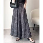 パンツ 「吸水速乾機能・接触冷感機能付き」ひと穿きで清涼感まとえる。さらっと快適！ボリュームイージースカーチョパンツ レディース