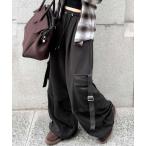 ショッピングパンツ スウェットパンツ ジャージ 「marina×クラシカルエルフコラボ」トレンド感のあるワイドシルエット、大人の抜け感を演出♪裏毛スウェットカーゴパンツ