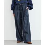 パンツ BARNYARDSTORM / ウォームサテンワイドパンツ 「YouTube「i.style closet」紹介アイテム」 レディース