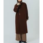 ショッピングローズ コート アウター STAND FALL COLLAR LONG COAT レディース