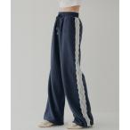 スウェットパンツ ジャージ レーススウェットパンツ レディース